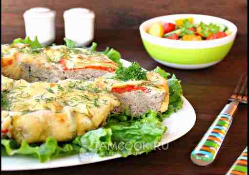 Запеканка из кабачков с мясом