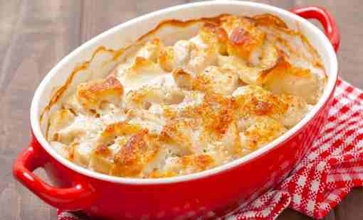 Запеканка из минтая с творогом и сыром